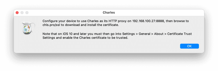 Root certificate installation, image 2