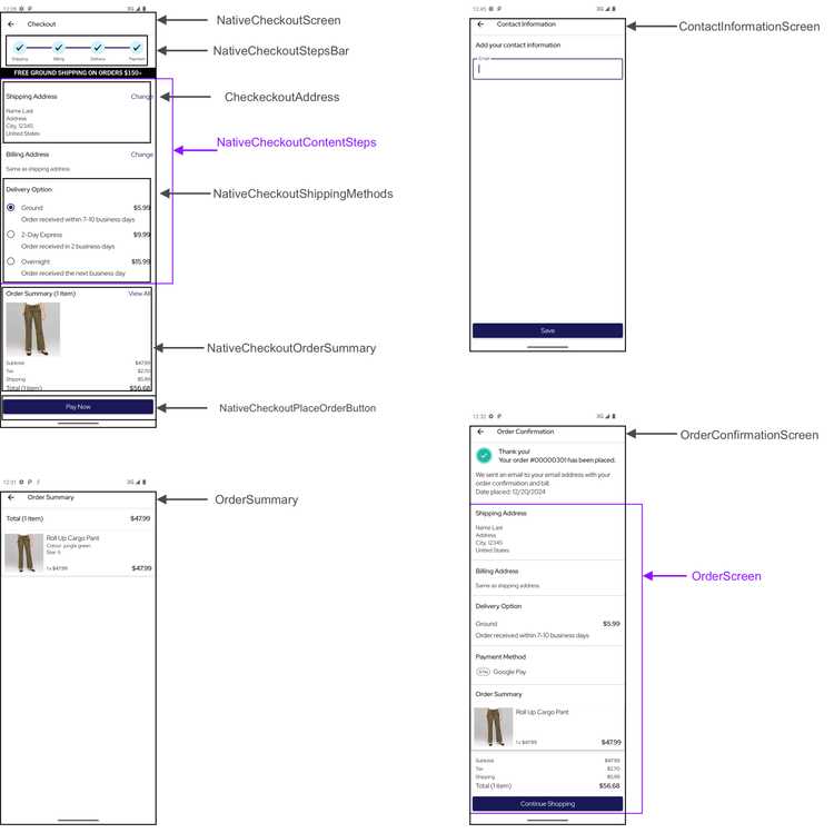 Composables in the native checkout screens