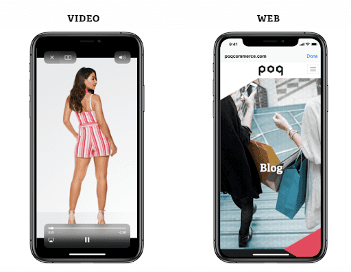 Video and web actions