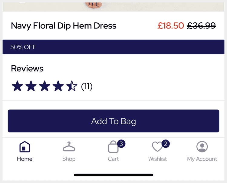 sticky cart widget