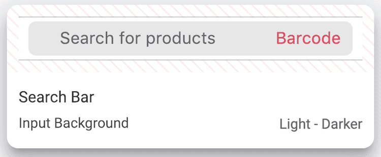 search bar