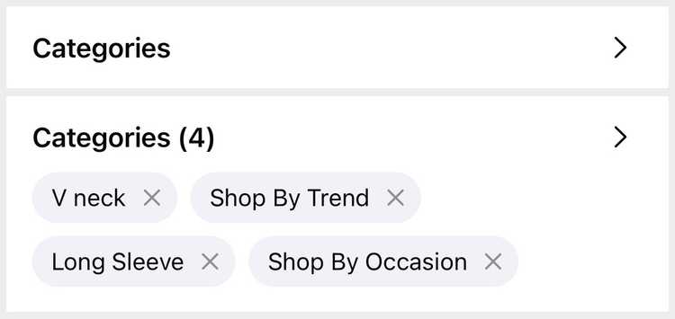 filter list